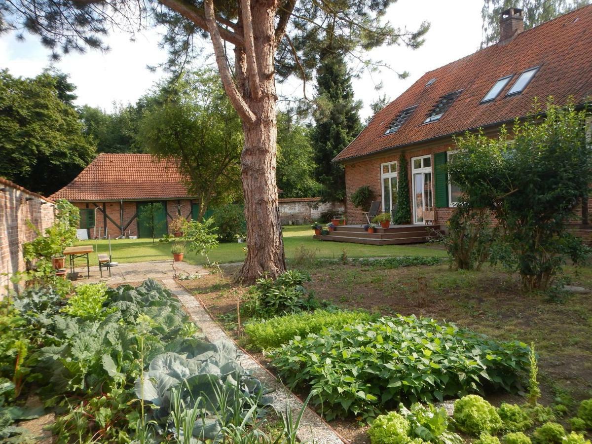 4 Sterne Wohnen Zum alten Forsthof am Schlosspark, App 1 smuck und groot Eutin Exterior foto